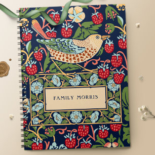 William Morris Strawberry Thief Notebook Anteckningsbok