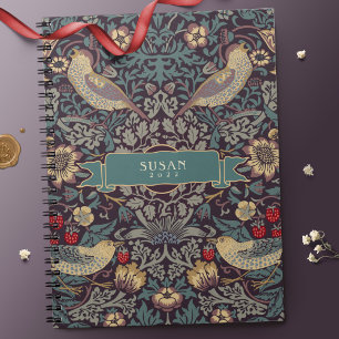 William Morris Strawberry Thief Notebook Anteckningsbok