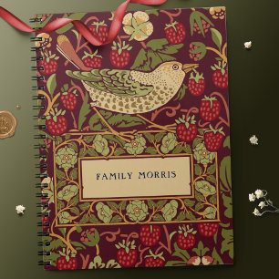 William Morris Strawberry Thief Notebook Anteckningsbok