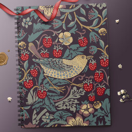 William Morris Strawberry Thief Notebook Anteckningsbok