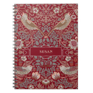 William Morris Strawberry Thief Notebook Anteckningsbok