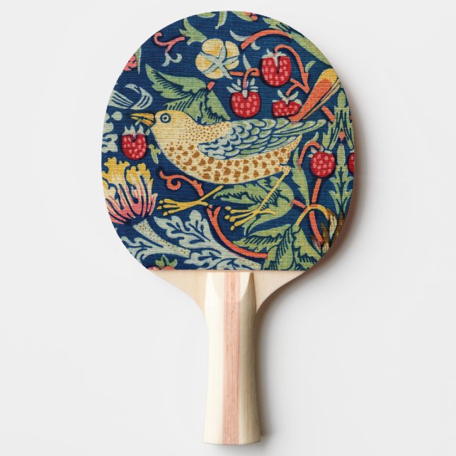 William Morris - Strawberry Thief Pingisracket (Framsidan)