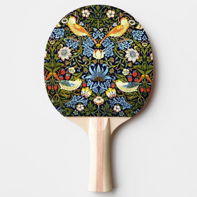 William Morris, Strawberry Thief Pingisracket (Framsidan)