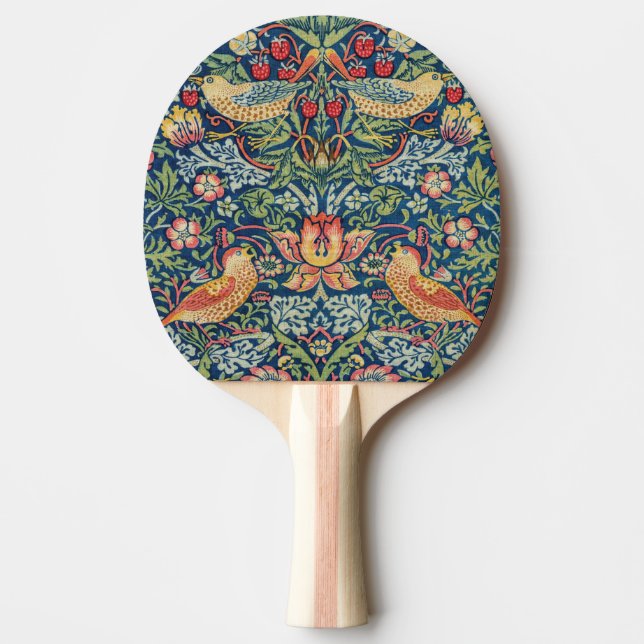 William Morris - Strawberry Thief Pingisracket (Framsidan)