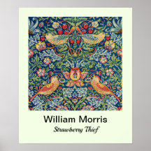 William Morris - Strawberry Thief Poster