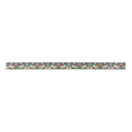 William Morris Strawberry Thief satin ribbon