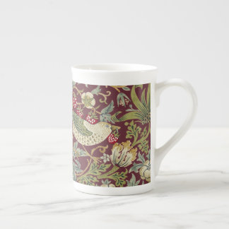 William Morris Strawberry Thief Textile Mönster Benporslin Mugg