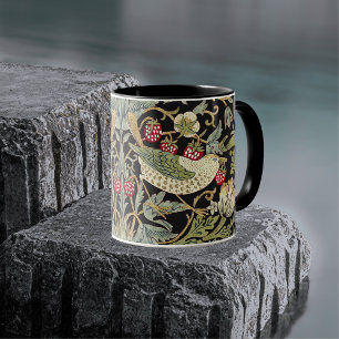 William Morris Strawberry Thief Textile Mönster Mugg