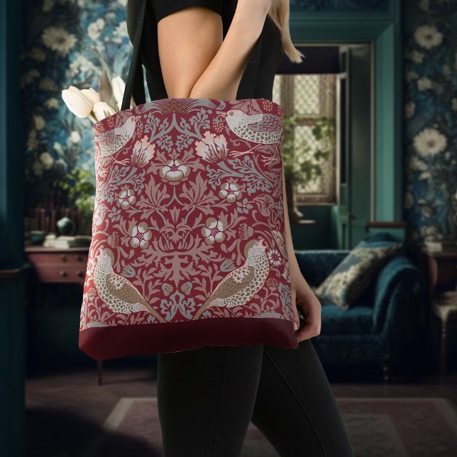 ,William Morris Strawberry Thief Two Tone Tygkasse (Skapare uppladdad)