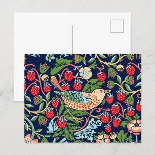 William Morris Strawberry Thief Vykort