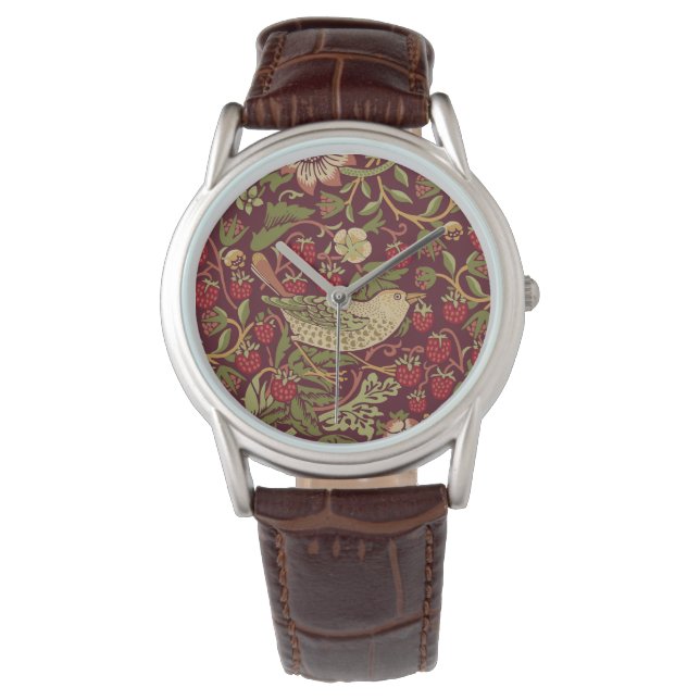 William Morris Strawberry Thief Watch Armbandsur (Framsida)