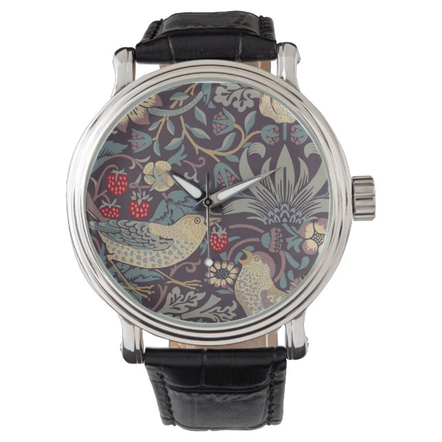 William Morris Strawberry Thief Watch Armbandsur (Framsida)