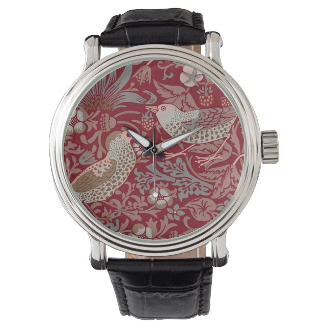 William Morris Strawberry Thief Watch Armbandsur (Framsida)