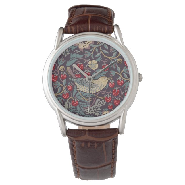 William Morris Strawberry Thief Watch Armbandsur (Framsida)