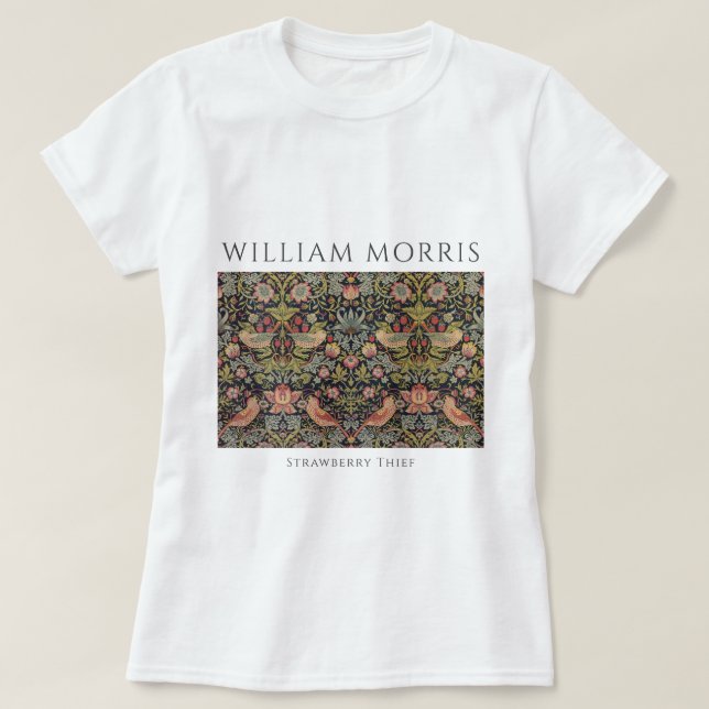 William Morris Strawberry Thief Women's t-shirt (Design framsida)