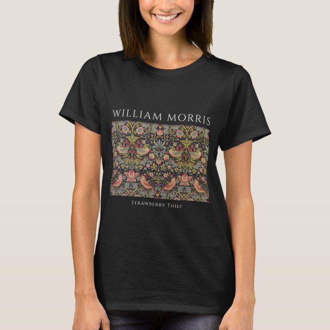 William Morris Strawberry Thief Women's t-shirt (Framsida)