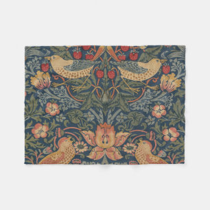 William Morris Strawberry Thieves Birds Fleecefilt