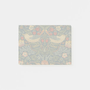 William Morris Strawberry Thieves Birds Post-it Block