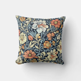 William Morris style floral acanthus pattern Kudde