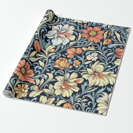 William Morris style floral acanthus pattern Presentpapper