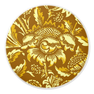 William Morris Sunblommor, Mustard Guld & Gult Knopp