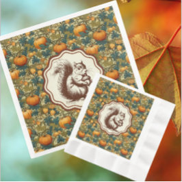 William Morris SunblommSquirrel Papprare kopp Pappersservett