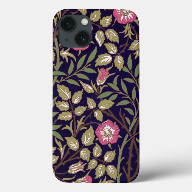 William Morris Sweet Briar Blommigt Art nouveau (Baksida)