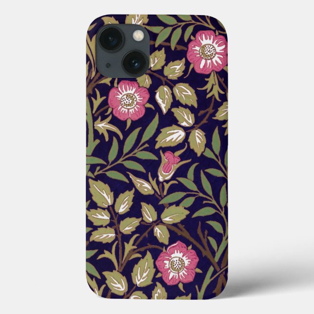 William Morris Sweet Briar Blommigt Art nouveau (Baksida)