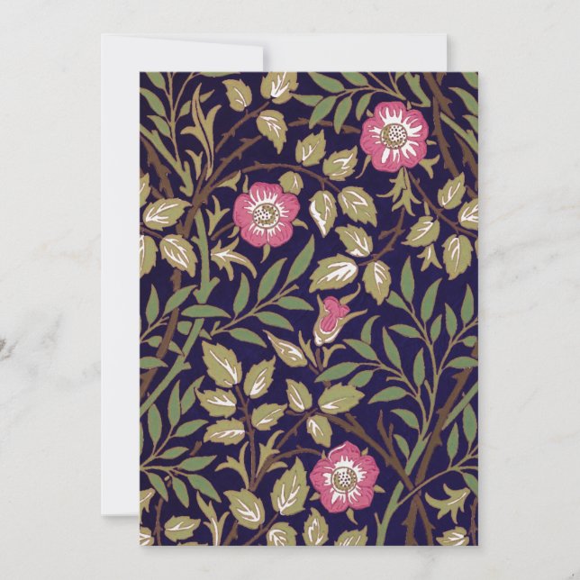 William Morris Sweet Briar Blommigt Art nouveau (Framsida)