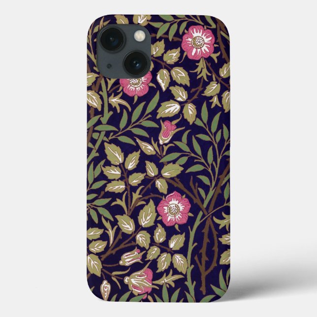 William Morris Sweet Briar Blommigt Art nouveau (Baksida)
