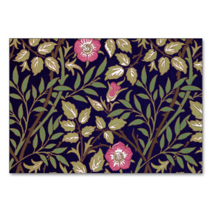 William Morris Sweet Briar Blommigt Art nouveau Bordsnummer
