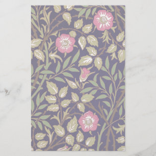 William Morris Sweet Briar Blommigt Art nouveau Brevpapper