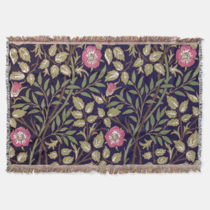 William Morris Sweet Briar Blommigt Art nouveau Filt