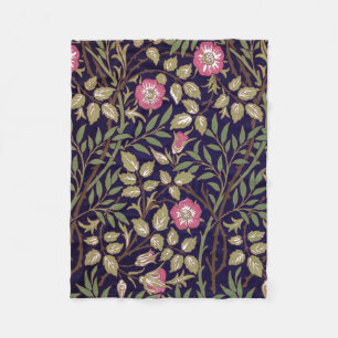 William Morris Sweet Briar Blommigt Art nouveau Fleecefilt