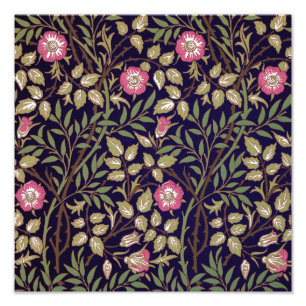 William Morris Sweet Briar Blommigt Art nouveau Fototryck