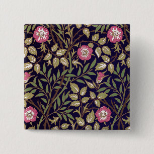 William Morris Sweet Briar Blommigt Art nouveau Knapp