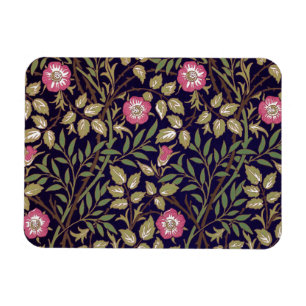 William Morris Sweet Briar Blommigt Art nouveau Magnet