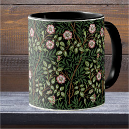 William Morris Sweet Briar Vild Röd ros Vintage Mugg