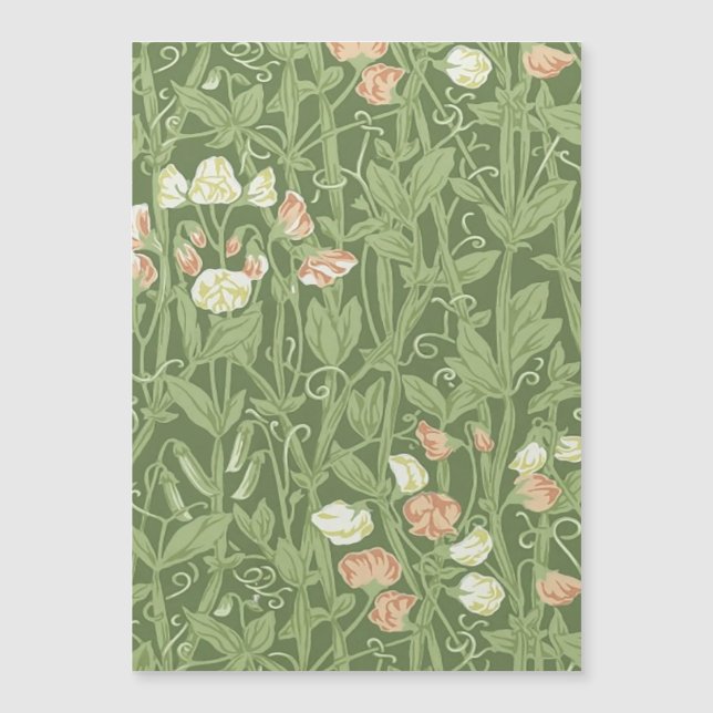 William Morris Sweet Pea Blommigt Design (Framsida)