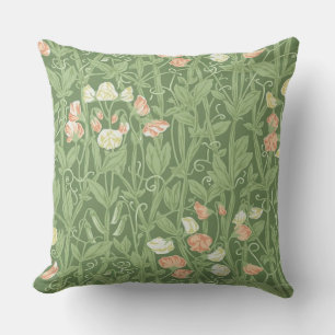 William Morris Sweet Pea Blommigt Design Kudde