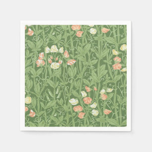William Morris Sweet Pea Blommigt Design Pappersservett