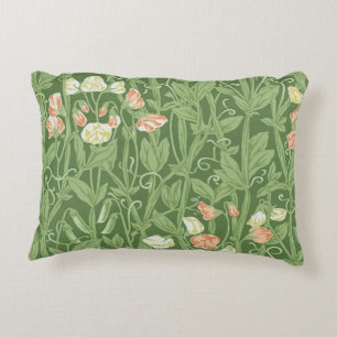William Morris Sweet Pea Blommigt Design Prydnadskudde