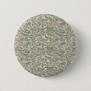 William Morris Sweetbriar Blommigt Art nouveau Knapp