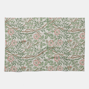 William Morris Sweetbriar Blommigt Art nouveau Kökshandduk