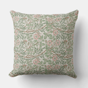 William Morris Sweetbriar Blommigt Art nouveau Kudde