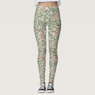 William Morris Sweetbriar Blommigt Art nouveau Leggings