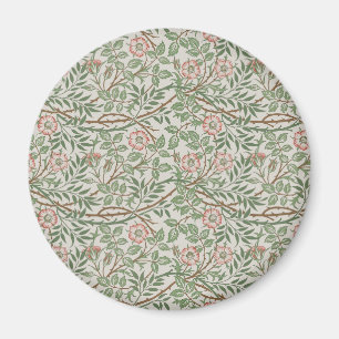 William Morris Sweetbriar Blommigt Art nouveau Magnet