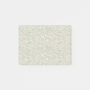 William Morris Sweetbriar Blommigt Art nouveau Post-it Block