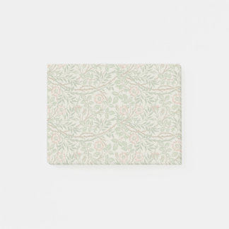 William Morris Sweetbriar Blommigt Art nouveau Post-it Block