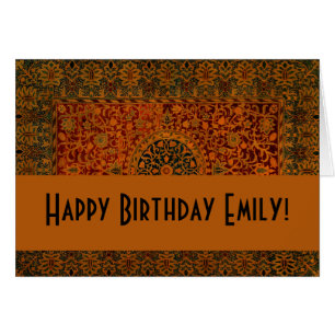 William Morris Tapestry Carpet Matta Hälsningskort